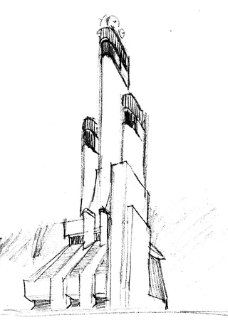 Illustration for article titled Pentizel World-Building Sketches and Stuff